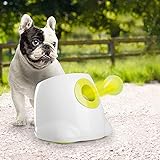 ALL FOR PAWS Automatischer Ballwerfer für Hunde, Hunde Ball Interaktive Ballwurfmaschine 3Pcs 2" Tennisbällen Inklusive, für Kleine und mittlere Hunde, Interaktives Hundespielzeug